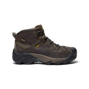 Men's Targhee II Mid Waterproof Hiking Boots Canteen/Dark Olive