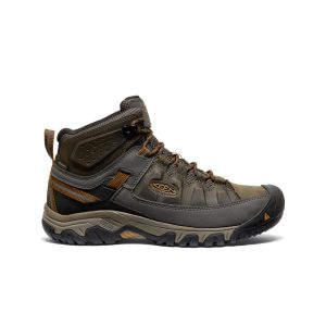 Men's Targhee III Waterproof Mid Wide Black Olive/Golden Brown