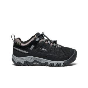 Big Kids' Targhee IV Waterproof Hiking Shoe Black/Steel Grey