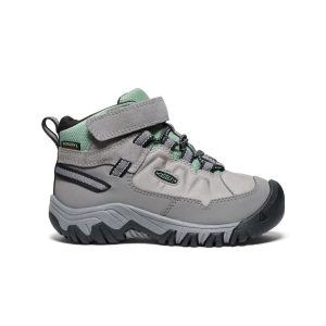 Little Kids' Targhee IV Waterproof Hiking Boot Alloy/Granite Green