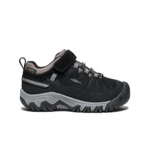 Little Kids' Targhee IV Waterproof Hiking Shoe Black/Steel Grey