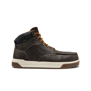 Men's Gibson Waterproof Work Boot (Carbon Toe) Cascade Brown/Gum