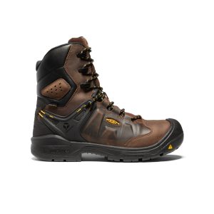 Men's Dover 8" Insulated Waterproof Boot (Carbon Toe) Dark Earth/Black