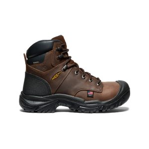 Men's Mt Vernon II 6" Waterproof Boot (Steel Toe) Dark Earth/Black