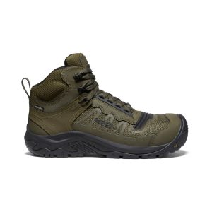 Men's Reno Mid Waterproof (Carbon Toe) Dark Olive/Black