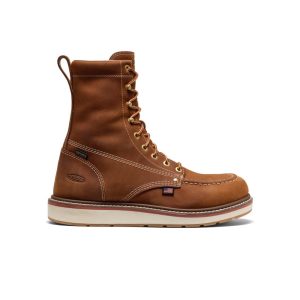 Men's Liberty 8" Waterproof Boot (Soft Toe) Leather Brown/Birch