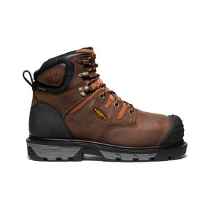 Men's Camden 6" Waterproof Boot INT MET (Carbon Toe) Leather Brown/Black