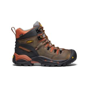 Men's Pittsburgh 6" Waterproof Boot (Soft Toe) Cascade Brown/Bombay Brown