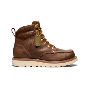 Men's Cincinnati 6" Boot (Soft Toe) x Noon Goons  Leather Brown/Off White