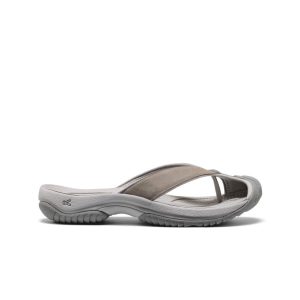Men's Waimea Leather Flip-Flop Monochrome/Steel Grey