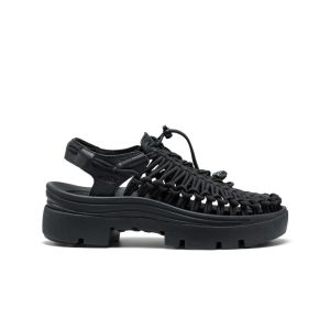 All Gender UNEEK PLT Sneaker Black Smooth Lea