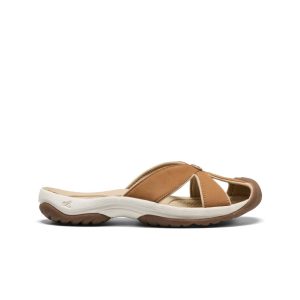 Women's Bali Leather Slide Sandal Chipmunk/Birch
